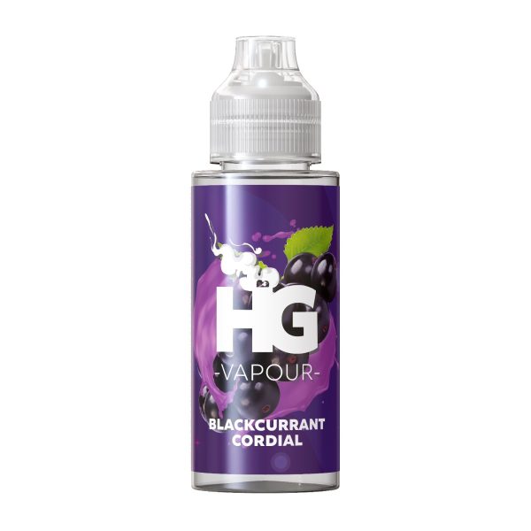 HG Vapour  Blackcurrant Cordial 100ml E-liquid